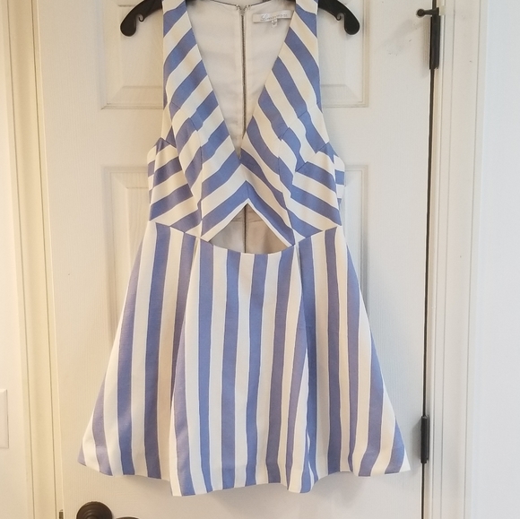 Lovers+Friends Honor Mini Dress Nautical Stripes - Picture 6 of 8